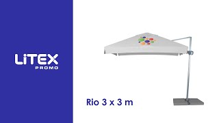 Litex Promo - Parasol Rio 3x3 m