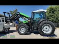 deutz fahragrofarm g115gs agrofarm with stoll solid 38 20 level lift loader