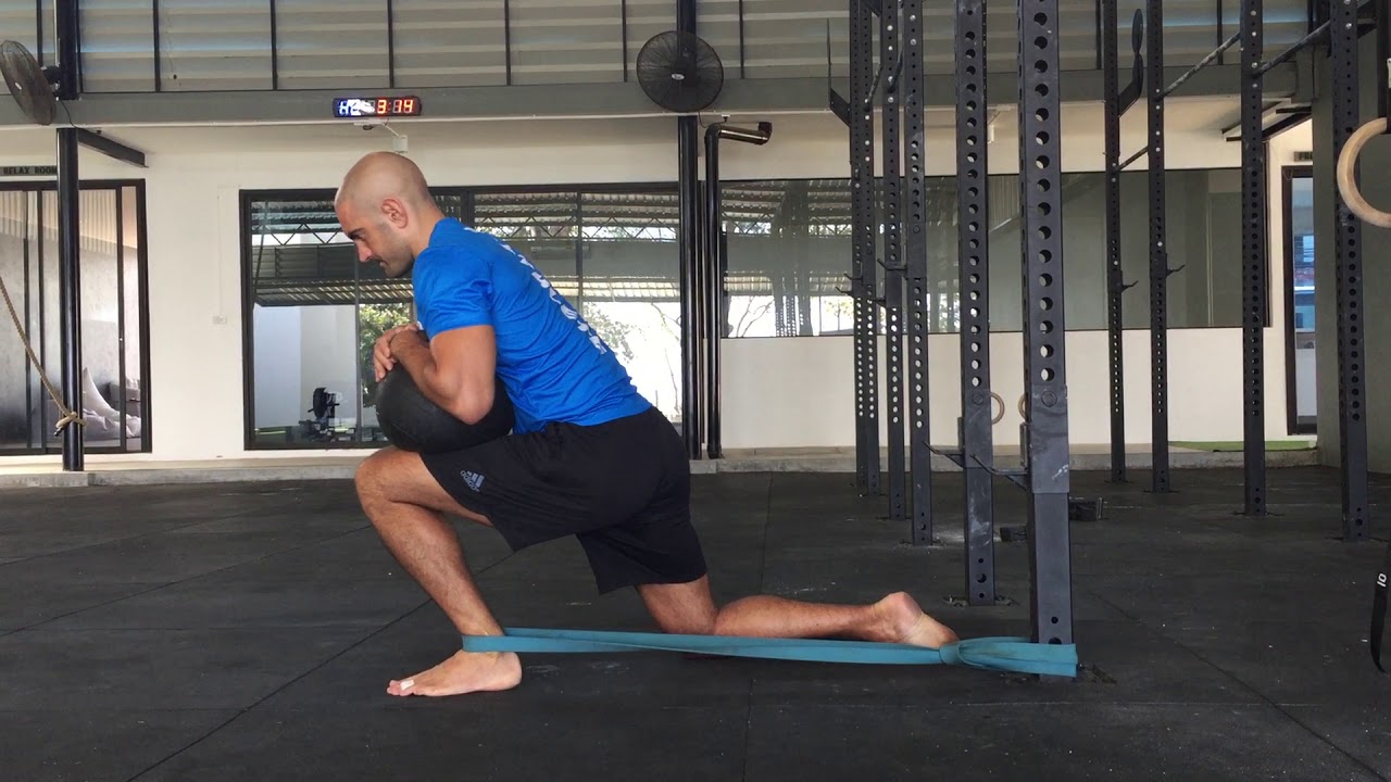 Ankle Mobility Exercise With Band Youtube
