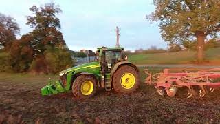 John Deere 8R410 e23 & Vaderstad Topdown 500/Bednar swifterdisc xe 10000