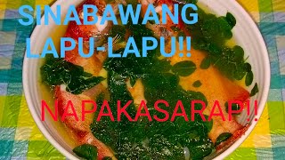 HOW TO COOK SINABAWANG LAPU-LAPU | JING VLOGS #cooking #fish #seafood #recipe #fyp