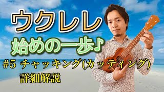 ウクレレ始めの一歩♪ #5 チャッキング(カッティング)詳細解説【初心者の方向け動画講座 〜入門編〜】SelecTone(セレクトーン)ミュージックスクール　ウクレレ講師:長屋大輔