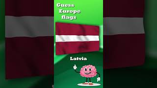 Latvia Flag. 3D Flag. Europe Flag. Quiz Flag.