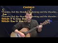 Thunder (Imagine Dragons) Guitar Lesson Chord Chart with Chords/Lyrics