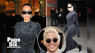 Kim Kardashian & Pete Davidson have second date night in NYC at Zero Bond | Page Six Celebrity News