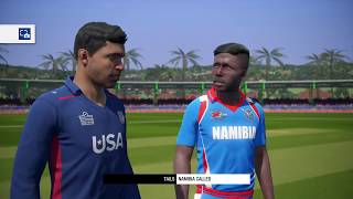 United States of America Vs. Namibia | 2nd ODI Match , World Cup League 2 |  Cricket 19 Gameplay
