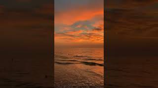 Beach Sunset 🧡 | Beautiful Ocean View | #shorts #travelling #travel #youtube #beach #beautiful #love