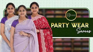 Party Wear Sarees Collection | Free Shipping | Video Call Facility | Sakhi