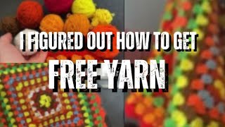 How I Scored Free Yarn at a Thrift Store!