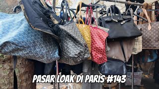 Cuci mata lihat tas beragam merek di pasar loak Paris - Sayang banyak yang palsu