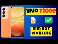 Sim Problem Vivo Y200e || How to solve sim issues || Sim not working || Sim problem solved