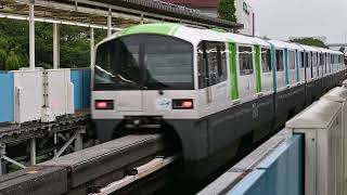 【東京モノレール】東京モノレール2000形2041F編成　昭和島駅発車