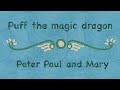 Peter Paul and Mary - Puff the magic dragon / Classical Guitar cover