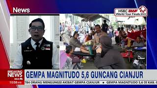 Ridwan Kamil: Ada 88 Gempa Susulan di Cianjur #BreakingNews 22/11