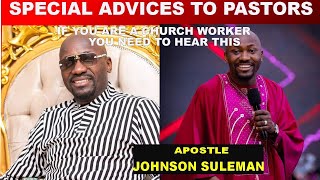 Shocking Revelation‼️Special Advice to Pastors You Must Know by Apostle Johnson Suleman