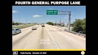 183 North Mobility Project: Public Hearing Presentation: Other Improvements