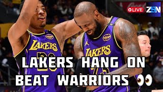 Lakers Hang On vs Warriors 120-112, LeBron Drop 42 Pts!!!