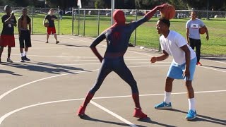 Spiderman 1v1 Ballin' in The HOOD.. (UNSEEN 1v1 Raw Footage)
