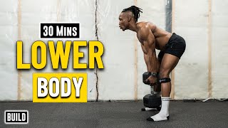 30 Mins Lower Body Dumbbell Only Workout | Build Muscle 18