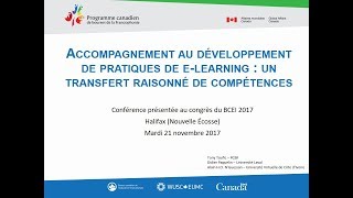 Conférence du PCBF à Halifax-Novembre 2017