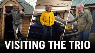Filming Clarkson, Hammond & May all in the same day | Tesla road trip