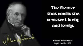 William Wordsworth Inspirational And Motivational Quotes