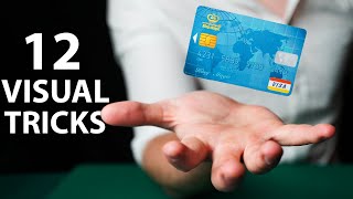 12 VISUAL Credit Card Magic Tricks Anyone Can Do | Revealed