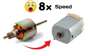 How To Upgrade Dc Motor To 8x Speed || how to upgrade dc motor ||dc motor ka speed kaise badhaye