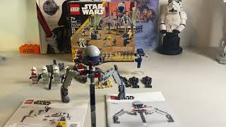 Lego Star Wars 75372 Clone Trooper and Battle Droid Battle Pack Review