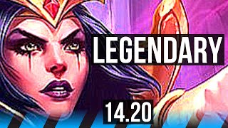 LEBLANC vs LUX (MID) | 13/1/7, Legendary | EUW Challenger | 14.20