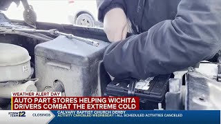 Auto part stores helping Wichita drivers combat extreme cold