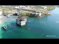 sunken rummu prison by drone