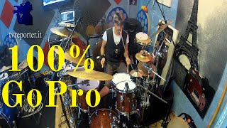 Amazing samba drummer solo  - with 5 gopro-