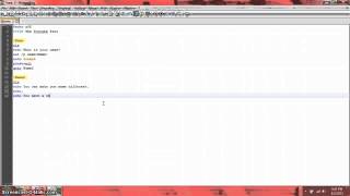 Basic Batch Programing Commands