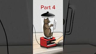 Cat in blender Part 4 💔 #shorts #cat #viralvideo #story