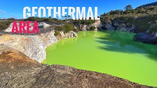 Waikato Geothermal Area, New Zealand ｜Geyser｜Mud Pool｜Hot spring