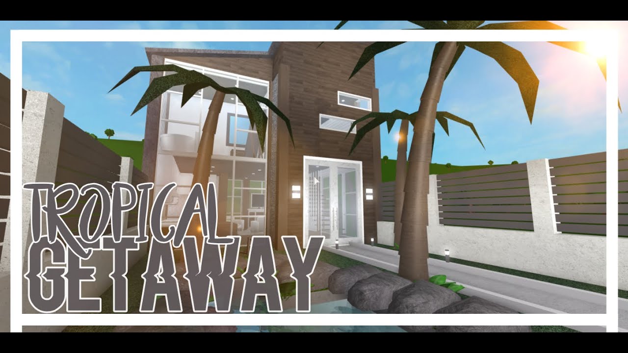 Bloxburg || Tropical Getaway || ROBLOX - YouTube