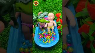 Satisfying Asmr - Magic Bathtub with Rainbow M&M's & Skittles Candy Mixing - Cutting #shorts