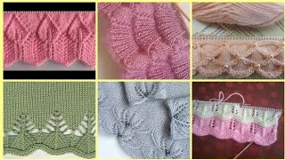 New Knitted Border stitch pattern for Sweater/Best border design for Cardigan, jacket sweater