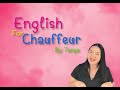 english for chauffeur by tanya ep.9 การจราจร