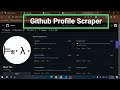 Github Scraping Using Python and Selenium
