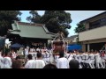 平成28年 茅ヶ崎市 矢畑 本社宮 例大祭 神輿発御