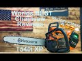 Battery Powered Chainsaw Review! Testing the Husqvarna T540i xp