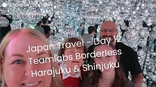 Japan Travel Vlog - Day 12 - Teamlabs borderless | Harajuku | Shinjuku