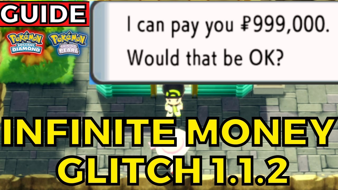 How To Make Infinite Money Glitch 1.1.2. Guide Pokemon Brilliant ...