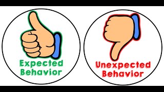 Expected and Unexpected Behaviors