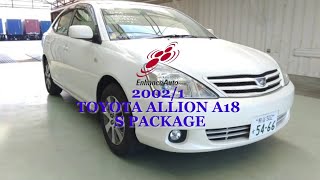 2002/1 TOYOTA ALLION A18 S PACKAGE  278468