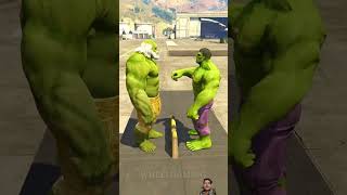 Hulk vs red hulk #gta #marvel #avengers #adamcamping #animationmemes #adampro #m