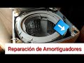 Mi lavadora se mueve mucho al centrifugar , golpea y hace mucho ruido  - reparar los amortiguadores