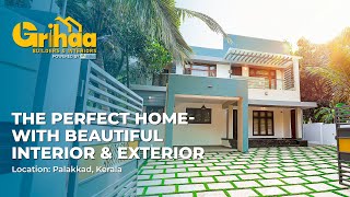 The Perfect Home with Beautiful Interior \u0026 Exterior | Contemporary Home | Happy Client | Palakkad